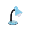 GLOBOSTAR® STUDENT GLB-102-0009 Μοντέρνο Επιτραπέζιο Φωτιστικό Πορτατίφ με Ντουί 1 x E27 AC 220-240V IP20 - Γαλάζιο & Μαύρο - Μ14 x Π14 x Υ32cm