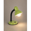 GLOBOSTAR® STUDENT GLB-102-0010 Μοντέρνο Επιτραπέζιο Φωτιστικό Πορτατίφ με Ντουί 1 x E27 AC 220-240V IP20 - Πράσινο & Μαύρο - Μ14 x Π14 x Υ32cm