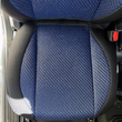 ΗΜΙΚΑΛΥΜΜΑΤΑ ΚΑΘΙΣΜΑΤΩΝ BUCKET RECARO ΜΑΥΡΟ/ΜΠΛΕ ΥΦΑΣΜΑ + 100% ΨΑΘΑ (ΧΟΡΤΟ) ΜΕ ΠΡΟΣΚΕΦΑΛΑ - 2 ΤΕΜ.