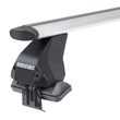 MENABO Ολοκληρωμένο Σετ Μπάρες Οροφής Αλουμινίου OMEGA PLUS L 130 cm Σε Ασημί Χρώμα για Toyota C-HR 5 doors 2023> - 2 τεμ. (9660/MB+14730/MB)