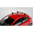 MENABO Ολοκληρωμένο Σετ Μπάρες Οροφής Σιδήρου OMEGA L 130 cm Σε Μαύρο Χρώμα για Peugeot 508 Station Wagon 5 doors 2010>2018 - 2 τεμ. (9640/MB+12680/MB)