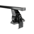 Menabo – Ολοκληρωμένο Σετ Μπάρες Οροφής Σιδήρου Omega M 112 cm Σε Μαύρο Χρώμα Για BMW Serie 4 Coupe (G22) 11/2020 > 3πορτο / Liftback - 2 Τεμ. (10600/MB+12670/MB)