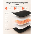 Κουβέρτα σάουνας υπερύθρων VEVOR 71 x 32 ίντσες, φορητή τσάντα σάουνας από ύφασμα Oxford, ομοιόμορφη θέρμανση για αποτοξίνωση και χαλάρωση στο σπίτι, έλεγχος θερμοκρασίας και χρονοδιακόπτης, ελαφρύ θερμαντικό κάλυμμα ολόκληρου του σώματος με τσάντα μεταφοράς, μαύρο