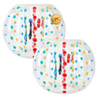 VEVOR 2 φουσκωτές μπάλες προφυλακτήρα 1,5 μ. Human Bubble Adult Διαφανείς, για αυλή, κάμπινγκ, πικνίκ, πάρκο, γκαζόν και ομαδικό παιχνίδι σε εξωτερικούς χώρους, παχύρρευστο υλικό PVC, μπάλα σούμο χάμστερ με λαβή
