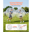 VEVOR 2 φουσκωτές μπάλες προφυλακτήρα 1,5 μ. Human Bubble Adult Διαφανείς, για αυλή, κάμπινγκ, πικνίκ, πάρκο, γκαζόν και ομαδικό παιχνίδι σε εξωτερικούς χώρους, παχύρρευστο υλικό PVC, μπάλα σούμο χάμστερ με λαβή