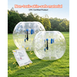 VEVOR 2 φουσκωτές μπάλες προφυλακτήρα 1,5 μ. Human Bubble Adult Διαφανείς, για αυλή, κάμπινγκ, πικνίκ, πάρκο, γκαζόν και ομαδικό παιχνίδι σε εξωτερικούς χώρους, παχύρρευστο υλικό PVC, μπάλα σούμο χάμστερ με λαβή