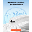 Σωλήνας αναρρόφησης VEVOR 2" x 7,6 m Βαρέως τύπου από PVC, για αντλία απορριμμάτων πισίνων, μεταφορά νερού, αντοχή σε υψηλή πίεση, ανθεκτικό στις καιρικές συνθήκες και στις εκρήξεις, με σφιγκτήρες, λευκό