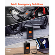 VEVOR Jump Starter με Αεροσυμπιεστή 4000A Peak Car Battery Box Jump, Φορητό για βενζίνη 9,0L / ντίζελ 8,0L, Φουσκωτό ελαστικών 150 PSI με αυτόματη απενεργοποίηση, Power Bank, Φορτιστής μπαταρίας 12V, με φακό LED