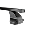 MENABO Ολοκληρωμένο Σετ Μπάρες Οροφής Σιδήρου OMEGA M 112 cm σε Μαύρο Χρώμα για Renault Clio III 5 doors 2005>2012 - 2 τεμ. (10750/MB+12670/MB)