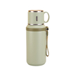 Φορητό παγούρι-θερμός με κούπα - 650ml - 954149 - Green