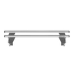 MENABO Ολοκληρωμένο Σετ Μπάρες Οροφής Αλουμινίου DELTA L 141 cm σε Ασημί Χρώμα για SSangYong Actyon 5 doors 2005>2010 - 2 τεμ. (9700/MB+12530/MB)