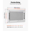 Παράθυρο VEVOR Concession με πλαίσιο αλουμινίου 915x610mm, για φορτηγό τροφίμων, έως 85 μοίρες, παράθυρα σερβιρίσματος με πόρτα τέντας και γάντζο έλξης, ανθεκτικό στο νερό της βροχής για ρυμουλκούμενο παραχώρησης