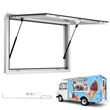 Παράθυρο VEVOR Concession με πλαίσιο αλουμινίου 915x610mm, για φορτηγό τροφίμων, έως 85 μοίρες, παράθυρα σερβιρίσματος με πόρτα τέντας και γάντζο έλξης, ανθεκτικό στο νερό της βροχής για ρυμουλκούμενο παραχώρησης