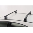 MENABO Ολοκληρωμένο Σετ Μπάρες Οροφής Αλουμινίου DELTA L 141 cm Σε Μαύρο Χρώμα για Daihatsu Sirion (M300) 5 doors 2004>2011 - 2 τεμ. (9790/MB+12520/MB)