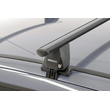 MENABO Ολοκληρωμένο Σετ Μπάρες Οροφής Αλουμινίου DELTA L 141 cm Σε Μαύρο Χρώμα για Renault Arkana 5 doors 2020> - 2 τεμ. (10170/MB+12520/MB)