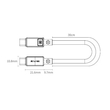 Καλώδιο φόρτισης & data - USB Type-C σε Type-C - CL-160T - Fast Charge - 60W - AWEI - 019316 - Black