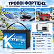 Μπαταρία LiFePO4 12V 100Ah για φωτοβολταϊκά και off grid