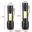 Επαναφορτιζόμενος φακός LED mini - 535 - 051234