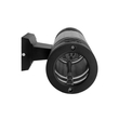 GLOBOSTAR® ORION 77887 Μοντέρνο Φωτιστικό Τοίχου - Απλίκα με Ντουί 2 x GU10 AC 220-240V Αδιάβροχο IP65 - Μαύρο Ματ - Μ9 x Π15 x Υ35.5cm
