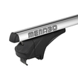 MENABO ΜΠΑΡΕΣ ΑΛΟΥΜΙΝΙΟΥ ARIEM XL 131.5 cm ΣΕ ΑΣΗΜΙ ΧΡΩΜΑ ΓΙΑ Renault Boreal 10/2025 >  5πορτο / SUV ΜΕ FLUSH RAILS - 2 ΤΕΜ. (14710/MB)