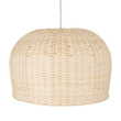 Summer Breeze - Κρεμαστό Μονόφωτο E27 Boho Rattan Φυσικό Καμπάνα - Μ50 x Π50 x Y34cm
