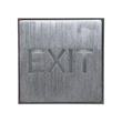 Φωτιστικό Αλουμινίου LED Εξόδου EXIT - 1W AC 220-240V με Επαναφορτιζόμενη Μπαταρία - Μ11 x Π11 x Υ3cm - Πράσινο