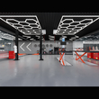 StrataBeam - Διακοσμητικό LED Φωτιστικό Πάνελ Οροφής Πολυγωνικού Σχεδιασμού με Εσωτερικά Μοτίβα - 534W 110-240V - Μ484.0 x Π243.3 x Υ2cm - Ψυχρό Λευκό 6500K