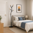 VenCore Arbor Black 5520-10001 - Καλόγερος Ρούχων Μεταλλικός Μαύρος 37x37x171cm