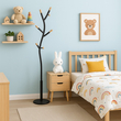 VenCore Arbor Black 5520-10001 - Καλόγερος Ρούχων Μεταλλικός Μαύρος 37x37x171cm