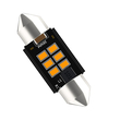 VenCore 3216-10146 - C5W Festoon CanBus Gen4 36mm - Λάμπα LED Σωληνωτή για Βάση C5W 36mm Festoon CanBus Gen4 6 SMD 3020 2W 290 Lumen 8-48 Volt Πορτοκαλί