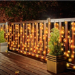 VenCore 7042-10004 - Fairy Curtain Lights 3x3m 300 LED 2200K - Χριστουγεννιάτικη Κουρτίνα με Διάφανο Καλώδιο 20W 230V 3x3m με 300 LED Θερμό Λευκό 2200K IP65 Αδιάβροχη