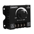 VenCore 6613-10004 - Dimmer 12-24V 360-720W with Knob Button - Επιτοιχιο Εξωτερικό LED Dimmer Ροοστάτης με Ποτενσιόμετρο 12 Volt 360 Watt & 24 Volt 720 Watt Μέγιστο Φορτίο