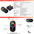 VenCore 6613-10006 - RGB Controller 12-24V 216-432W with RF Remote - Ασύρματο Controller RGB με RF Χειριστήριο 12 Volt 216 Watt & 24 Volt 432 Watt Μέγιστο Φορτίο