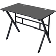 VenCore 2730-10002 - Gaming Desk 140x60x75cm Black - Μοντέρνο Γραφείο Gaming VenCore Μοριοσανίδας Carbon Fiber με Μεταλλικά Πόδια Μαύρο Μ140 x Π60 x Υ75cm