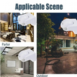 VenCore 3368-10004 - IP65 Dual IR Moving Sensor 230V 5A - Διπλός Ανιχνευτής Κίνησης PIR 180°+120° Μέγιστη Εμβέλεια 12 Μέτρα 230 Volt 1200 Watt Μέγιστο Φορτίο Μαύρο Σώμα