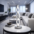 VenCore Heliora Black 2792-20009 - Μοντέρνο Επιτραπέζιο Φωτιστικό LED USB 8W 5 Volt Μαύρο Αλουμίνιο με Ρυθμιζόμενο CCT Λευκό - Ημέρας - Θερμό - Χειρισμός CCT μέσω Controller με Καλώδιο