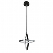 VenCore Axis Black 6089-20026 - Μοντέρνο Κρεμαστό Φωτιστικό Οροφής LED 22W Μαύρο Αλουμίνιο με Ρυθμιζόμενο CCT Λευκό - Ημέρας - Θερμό - Χειρισμός CCT μέσω Διακόπτη On-Off - Φ22 x Υ24cm