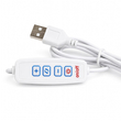 VenCore Heliora White 2792-20010 - Μοντέρνο Επιτραπέζιο Φωτιστικό LED USB 8W 5 Volt Λευκό Αλουμίνιο με Ρυθμιζόμενο CCT Λευκό - Ημέρας - Θερμό - Χειρισμός CCT μέσω Controller με Καλώδιο