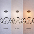 VenCore Nuvia Gold 7741-20033 - Μοντέρνο Κρεμαστό Φωτιστικό Οροφής LED 45W Χρυσό Αλουμίνιο με Ρυθμιζόμενο CCT Λευκό - Ημέρας - Θερμό & Χειριστήριο - Φ48 x Υ18cm
