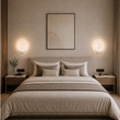 VenCore Lunora White 6093-20006 - Μοντέρνο Επιτοίχιο Φωτιστικό Απλίκα LED 12W Λευκό Αλουμίνιο με Ρυθμιζόμενο CCT Λευκό - Ημέρας - Θερμό - Χειρισμός CCT μέσω Διακόπτη On-Off - Μ23.5 x Π20 x Υ5.5cm