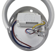 VenCore Lunora White 6093-20006 - Μοντέρνο Επιτοίχιο Φωτιστικό Απλίκα LED 12W Λευκό Αλουμίνιο με Ρυθμιζόμενο CCT Λευκό - Ημέρας - Θερμό - Χειρισμός CCT μέσω Διακόπτη On-Off - Μ23.5 x Π20 x Υ5.5cm
