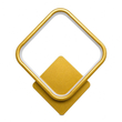 VenCore Elara Gold 6093-20012 - Μοντέρνο Επιτοίχιο Φωτιστικό Απλίκα LED 12W Χρυσό Αλουμίνιο με Ρυθμιζόμενο CCT Λευκό - Ημέρας - Θερμό - Χειρισμός CCT μέσω Διακόπτη On-Off - Μ29 x Π25 x Υ5.5cm