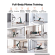 VEVOR Pilates Reformer με Πύργο 2,4μ Μηχανή Pilates 181kg από κράμα αλουμινίου, για οικιακή χρήση και προπόνηση σε γυμναστήριο, με σανίδα άλματος, ελατήρια, πλαίσιο καθίσματος και ρυθμιζόμενο στήριγμα κεφαλής, για προχωρημένους αρχάριους χρήστες