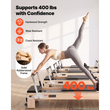 Μηχανή Pilates VEVOR Pilates Reformer 2,4 m Χωρητικότητα 181 kg Rubberwood, για οικιακή χρήση και προπόνηση σε γυμναστήριο, με σανίδα άλματος, ελατήρια, πλαίσιο καθίσματος και ρυθμιζόμενο στήριγμα κεφαλής, για προχωρημένους αρχάριους χρήστες
