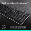 Logitech MK270 - Ασύρματο Σετ Πληκτρολόγιο & Ποντίκι USB - Αγγλικό US - Μαύρο