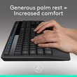 Logitech MK345 - Ασύρματο Σετ Πληκτρολόγιο & Ποντίκι USB - Αγγλικό US - Μαύρο