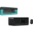 Logitech MK345 - Ασύρματο Σετ Πληκτρολόγιο & Ποντίκι USB - Αγγλικό US - Μαύρο
