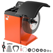 Μηχανή ζυγοστάθμισης ελαστικών VEVOR 250W που υποστηρίζει πλάτος ζάντας έως 381 mm, μηχανή ζυγοστάθμισης ελαστικών υψηλής ακρίβειας με προστατευτικό κάλυμμα και ψηφιακή οθόνη, βαρέως τύπου για συνεργεία και οικιακά γκαράζ
