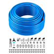 Κιτ σωλήνων συμπιεστή αέρα VEVOR, 79m x 12,7mm, σύστημα σωληνώσεων πεπιεσμένου αέρα HDPE-αλουμινίου, ανθεκτικό σε υψηλή πίεση, στεγανό και εύκολο στην εγκατάσταση, κιτ σωληνώσεων πεπιεσμένου αέρα για γκαράζ, συνεργεία