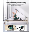 Μηχανή Pilates VEVOR Pilates Reformer 2,3 μέτρων, χωρητικότητας 181 κιλών, από κράμα αλουμινίου, για οικιακή χρήση και προπόνηση σε γυμναστήριο, με σανίδα άλματος, ελατήρια, πλαίσιο καθίσματος και ρυθμιζόμενο στήριγμα κεφαλής, για προχωρημένους αρχάριους χρήστες